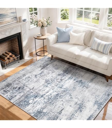 Amazon.com: 5X7 Area Rugs Washable Soft Modern Abstract Non-Slip